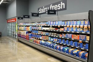 Dairy section at a Save A Lot