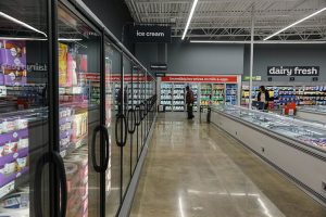Refrigerated section at Save A Lot