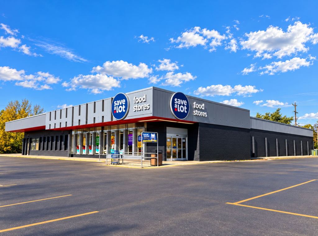 Remodeled Save A Lot grocery store in Flint, Michigan